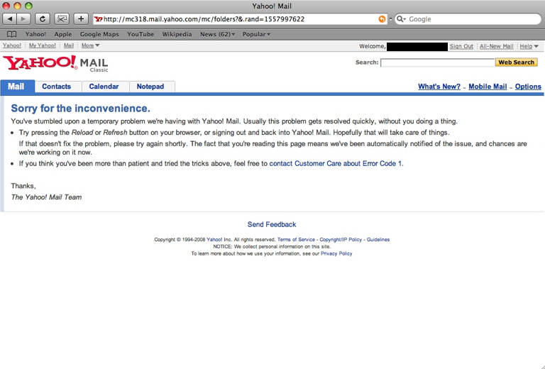 Yahoo!Mail Meltdown Coming? kazabyte